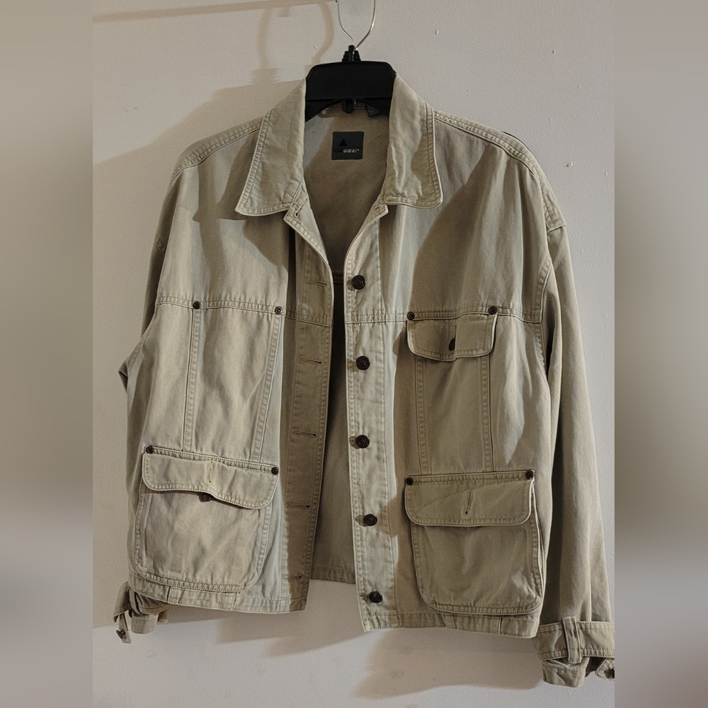 Tan jean jacket